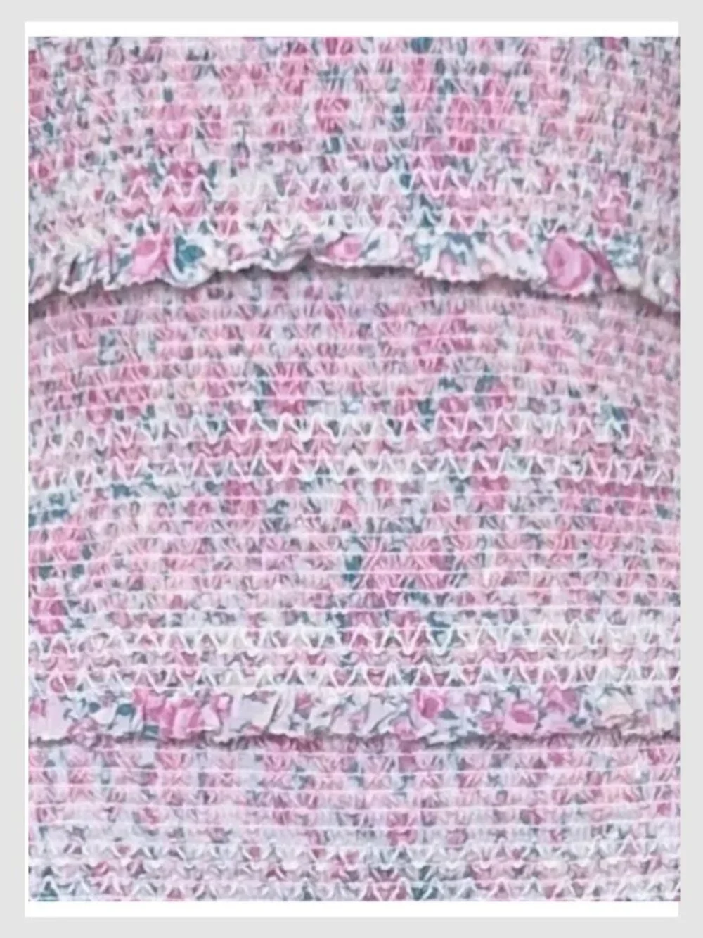 LoveShackFancy Ensley Mini Dress Candy Heart Smocked Puff Sleeve S